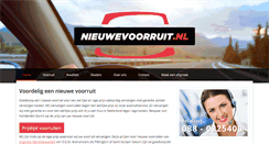 Desktop Screenshot of nieuwevoorruit.nl